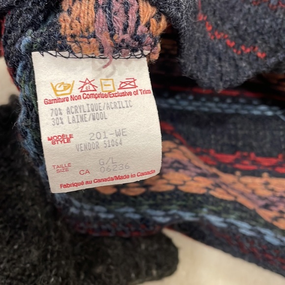 Vintage Colourful Knit Sweater - Picture 6 of 9